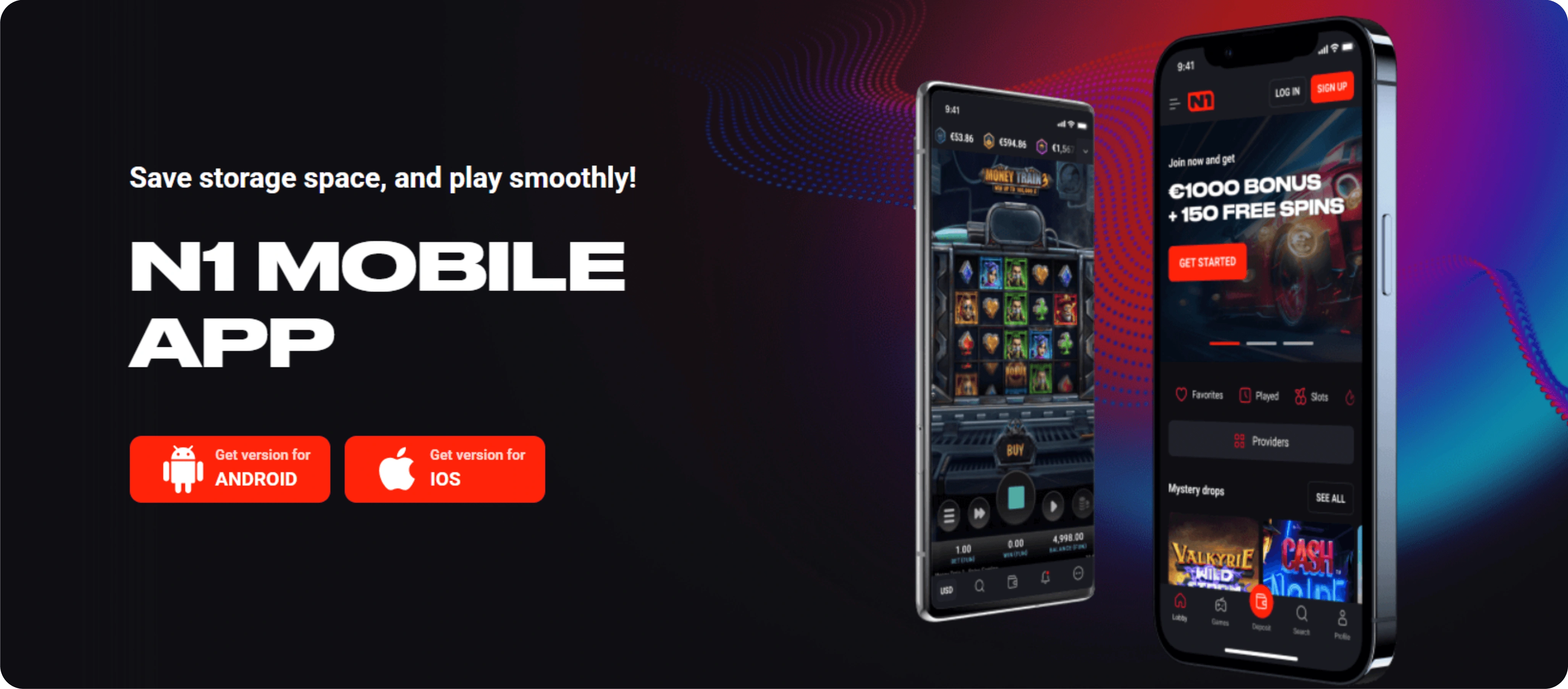N1 Casino App-schermafbeelding
